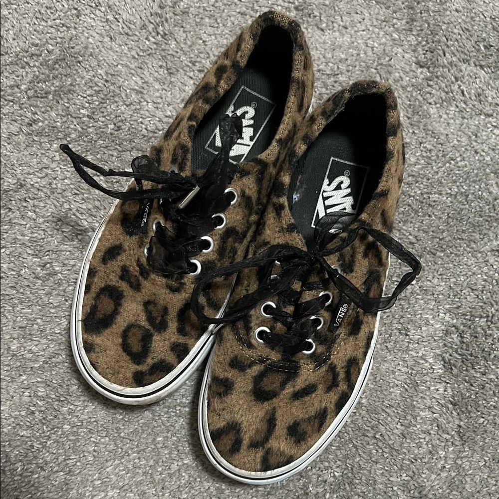 Vans Women's Leopard Print Sneakers